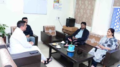 बीएसपी स्कूल, मैत्री गार्डन और विद्युत व्यवस्था को लेकर विधायक रिकेश सेन की मैनेजमेंट से हुयी अहम चर्चा 