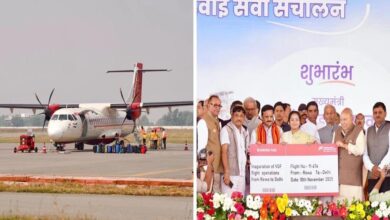 रीवा-दिल्ली हवाई सेवा की शुरुआत: सीएम बोले – कभी रेल नहीं थी, अब रीवा से उड़ रहे विमान