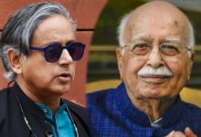 थरूर ने आडवाणी की तुलना नेहरू-इंदिरा से की, बीजेपी और कांग्रेस दोनों हुईं नाखुश