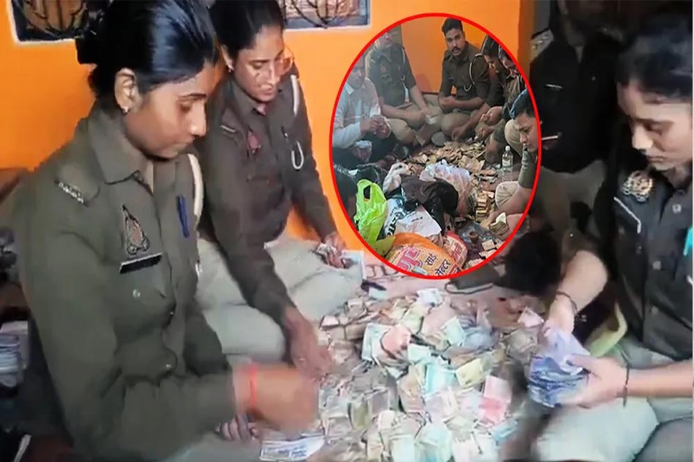 जेल में बंद गैंगस्टर राजेश मिश्रा के घर से भारी मात्रा में नकदी बरामद, पुलिस 22 घंटे तक गिनती करती रही जेल में बंद गैंगस्टर राजेश मिश्रा के घर से भारी मात्रा में नकदी बरामद, पुलिस 22 घंटे तक गिनती करती रही