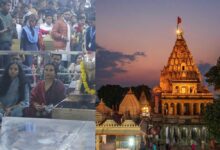 अभिनेत्री दिव्या दत्ता बाबा महाकाल के धाम पहुंचीं, नंदी जी के कानों में की मनोकामना