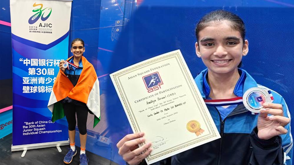 आराध्या पोरवाल ने जीती जूनियर नेशनल स्क्वैश चैंपियनशिप-2025, मुख्यमंत्री डॉ. यादव ने दी बधाई