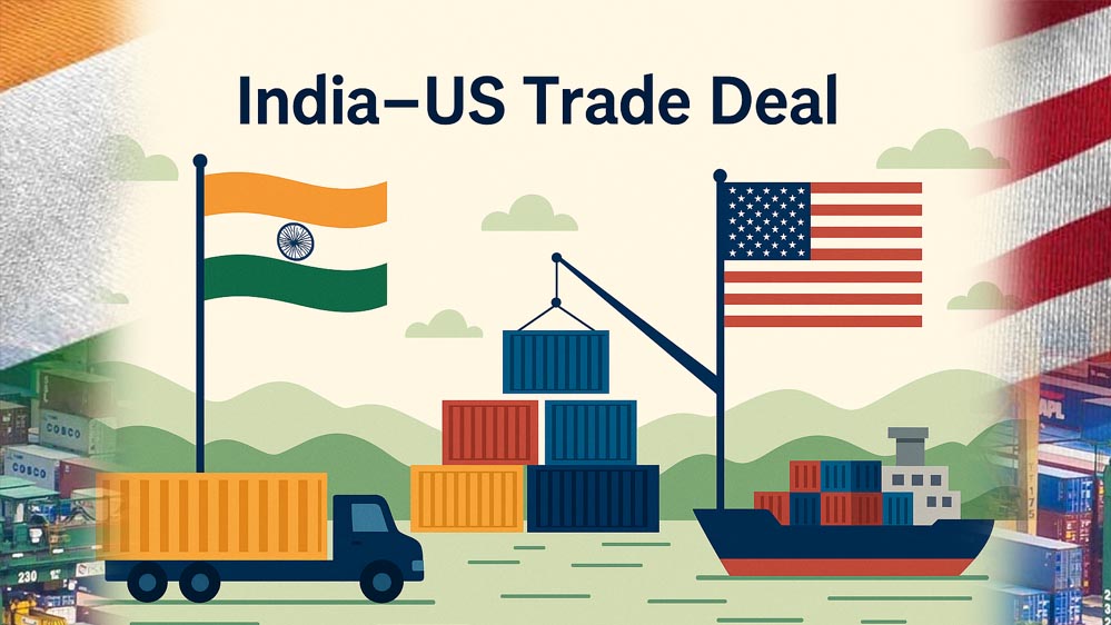 भारत के लिए बड़ी खुशखबरी: अमेरिका के साथ ट्रेड डील जल्द हो सकती है, पॉजिटिव संकेत भारत के लिए बड़ी खुशखबरी: अमेरिका के साथ ट्रेड डील जल्द हो सकती है, पॉजिटिव संकेत