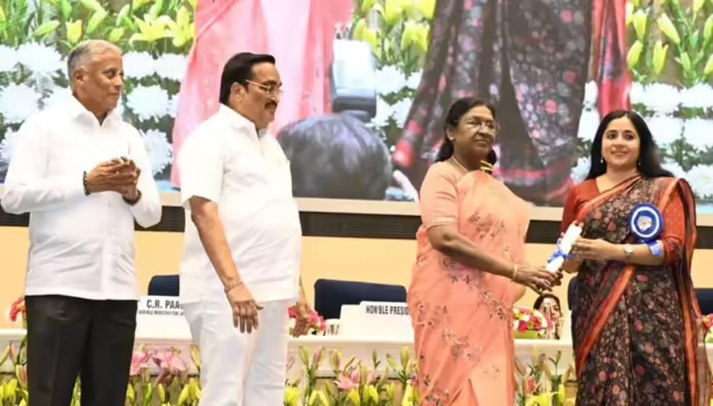 कलेक्टर भव्या मित्तल को राष्ट्रीय जल पुरस्कार, खरगोन बना नंबर वन, प्लानिंग एक्सपर्ट्स ने की तारीफ