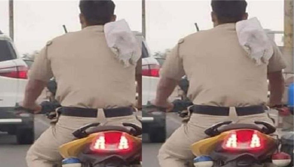 बालाघाट: हेलमेट न पहनने पर SP ने पुलिस आरक्षक को सस्पेंड किया, कार्रवाई सख्त बालाघाट: हेलमेट न पहनने पर SP ने पुलिस आरक्षक को सस्पेंड किया, कार्रवाई सख्त