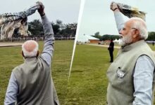 PM मोदी का गमछा स्टाइल बना चर्चा का विषय, बिहार की सियासत में VIDEO वायरल
