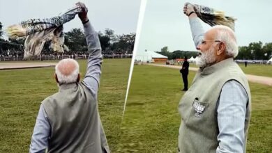 PM मोदी का गमछा स्टाइल बना चर्चा का विषय, बिहार की सियासत में VIDEO वायरल PM मोदी का गमछा स्टाइल बना चर्चा का विषय, बिहार की सियासत में VIDEO वायरल