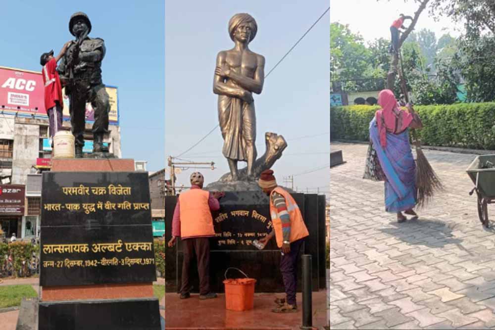झारखंड स्थापना दिवस की तैयारी तेज़: पूरी तत्परता से जुटा रांची नगर निगम