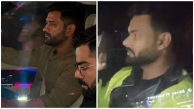 धोनी के घर डिनर पर पहुंचे कोहली–पंत, MS ने खुद ड्राइव कर छोड़ा बाहर