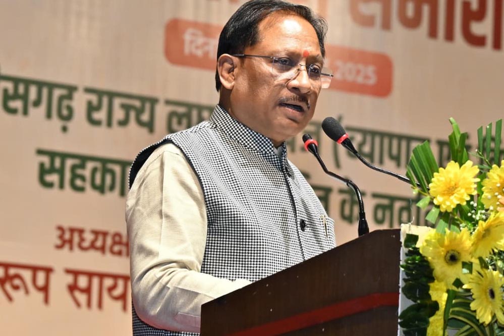 रायपुर : वनवासियों की आय बढ़ाने और उनके सर्वांगीण विकास के लिए हमारी सरकार प्रतिबद्ध : मुख्यमंत्री साय रायपुर : वनवासियों की आय बढ़ाने और उनके सर्वांगीण विकास के लिए हमारी सरकार प्रतिबद्ध : मुख्यमंत्री साय