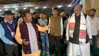 रायपुर : केन्द्रीय राज्यमंत्री दुर्गा दास उइके ने जनजातीय गौरव दिवस कार्यक्रम की तैयारियों का लिया जायजा रायपुर : केन्द्रीय राज्यमंत्री दुर्गा दास उइके ने जनजातीय गौरव दिवस कार्यक्रम की तैयारियों का लिया जायजा