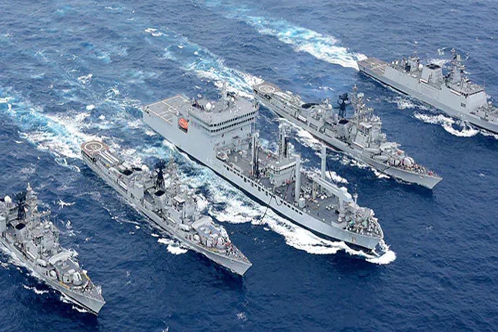 राजनाथ सिंह: नौसेना के सभी जहाज अब भारत में ही बन रहे, शिपयार्ड्स में उत्पादन तेज