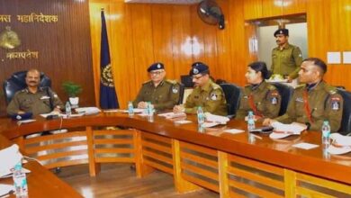 पुलिस महानिदेशक  कैलाश मकवाणा से मध्यप्रदेश कैडर के प्रशिक्षु आईपीएस अधिकारियों ने की सौजन्य भेंट