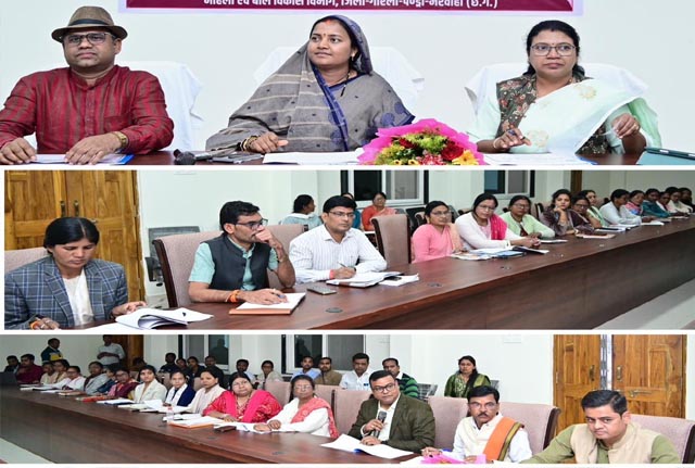 रायपुर : मंत्री श्रीमती लक्ष्मी राजवाड़े ने गौरेला-पेण्ड्रा-मरवाही जिले में विभागीय कार्यों की व्यापक समीक्षा