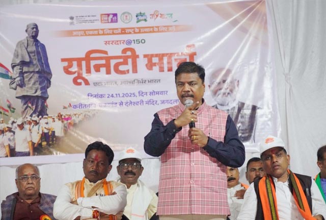 रायपुर : सरदार पटेल का योगदान अविस्मरणीय -वन मंत्री  केदार कश्यप