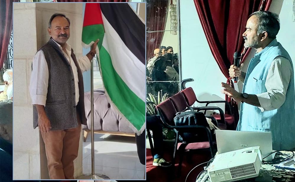 फ़लस्तीन यात्रा से लौटे विनीत तिवारी: मानवता के लिए फ़लस्तीन के साथ खड़ा होना जरूरी