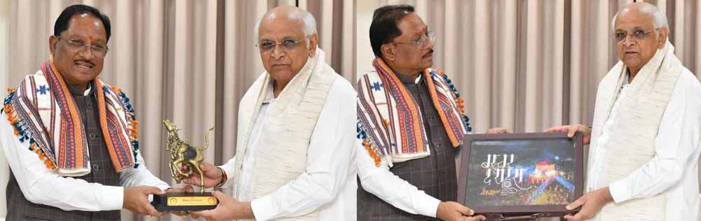 मुख्यमंत्री साय ने गुजरात के मुख्यमंत्री पटेल से की सौजन्य भेंट, विकास के अनुभवों पर हुई चर्चा