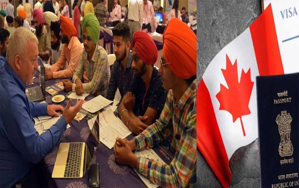 कनाडा से बड़ा झटका! भारतीयों के अस्थायी वीजा पर जल्द गिर सकती है कैंची कनाडा से बड़ा झटका! भारतीयों के अस्थायी वीजा पर जल्द गिर सकती है कैंची