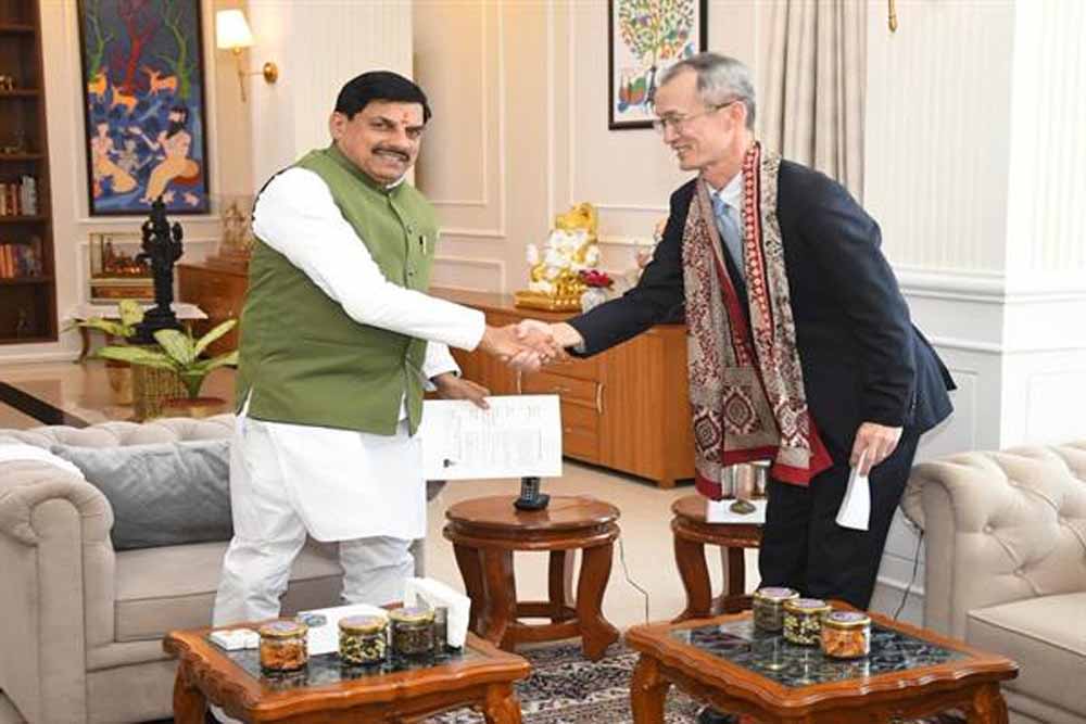 मुख्यमंत्री डॉ. मोहन यादव ने कहा- मध्यप्रदेश की पुण्यधरा पर सभी निवेशकों का हृदय से स्वागत है मुख्यमंत्री डॉ. मोहन यादव ने कहा- मध्यप्रदेश की पुण्यधरा पर सभी निवेशकों का हृदय से स्वागत है