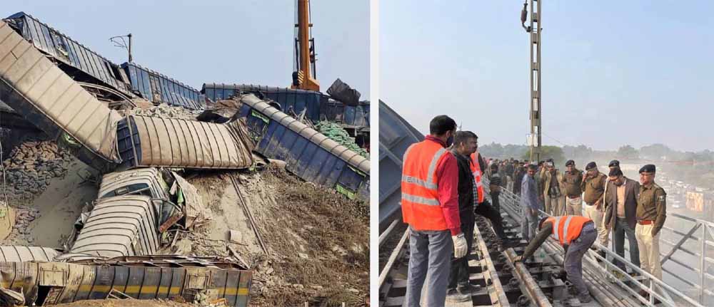 मालगाड़ी हादसे से रेल परिचालन प्रभावित, 17 ट्रेनें डायवर्ट और 13 रद्द मालगाड़ी हादसे से रेल परिचालन प्रभावित, 17 ट्रेनें डायवर्ट और 13 रद्द