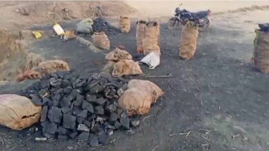 पुलिस का अवैध कोयला कारोबार पर वार, 3 टन कोयला जब्त