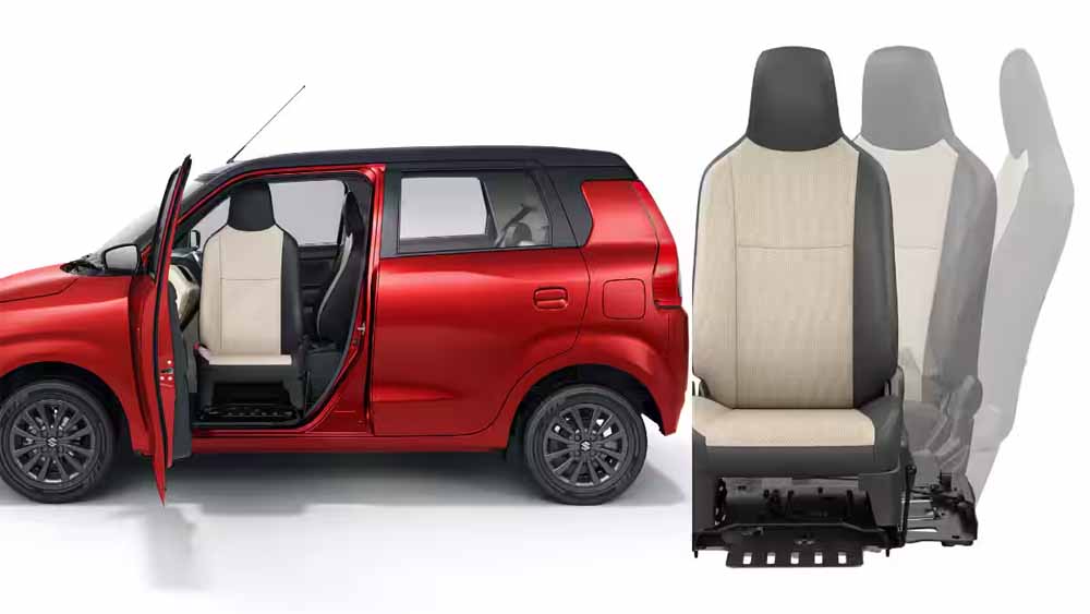 मारुति वैगनआर में आई स्विवेल सीट, बुजुर्गों और दिव्यांगों की सुविधा के लिए बड़ा कदम मारुति वैगनआर में आई स्विवेल सीट, बुजुर्गों और दिव्यांगों की सुविधा के लिए बड़ा कदम