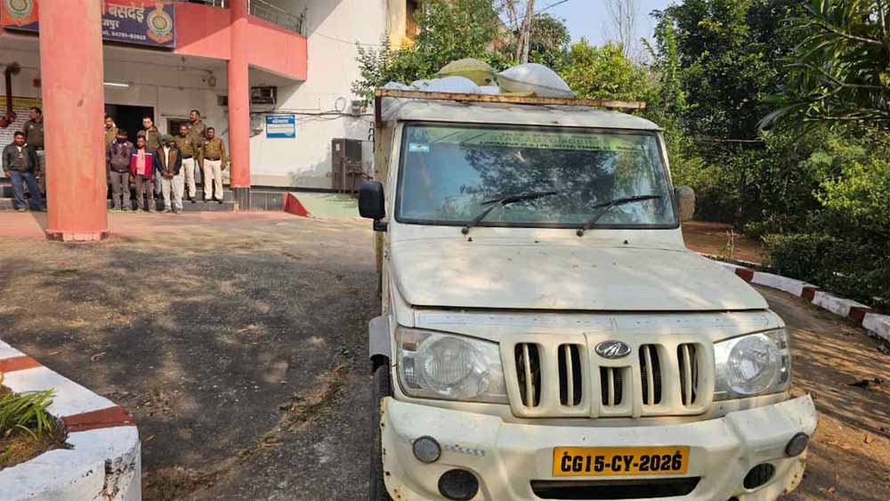 चेकिंग में बड़ा खुलासा: दो पिकअप से मिला बिना टोकन का धान, अवैध खपाने का खेल जारी