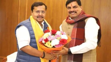 मुख्यमंत्री डॉ. मोहन यादव की भाजपा के नवनियुक्त कार्यकारी अध्यक्ष श्री नितिन नबीन से सौजन्य मुलाकात