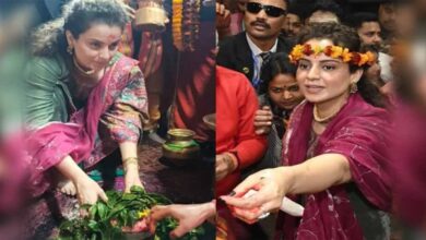 कंगना रनौत का बाबा बैद्यनाथ धाम दर्शन, बोलीं- ‘यहां आकर मिली गहरी शांति’