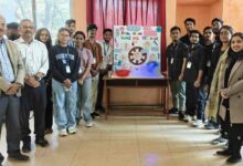 श्री शंकराचार्य प्रोफेशनल यूनिवर्सिटी में जनस्वास्थ्य और स्वच्छता पर प्रदर्शनी का हुआ आयोजन