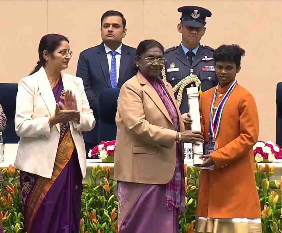 जूडो में उत्कृष्ट प्रदर्शन पर योगिता मंडावी राष्ट्रीय बाल पुरस्कार से सम्मानित: मुख्यमंत्री विष्णुदेव साय ने दी बधाई और शुभकामनाएं