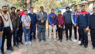 रायपुर : चयनित अग्निवीरों एवं अभ्यर्थियों का शिक्षा मंत्री गजेन्द्र यादव ने किया सम्मान