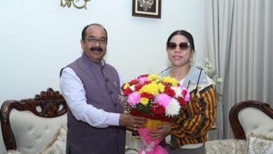 नवा रायपुर में ओलंपिक पदक विजेता एमसी मैरी कॉम से उप मुख्यमंत्री अरुण साव की सौजन्य भेंट नवा रायपुर में ओलंपिक पदक विजेता एमसी मैरी कॉम से उप मुख्यमंत्री अरुण साव की सौजन्य भेंट