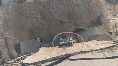रायसेन में बरेली-पिपरिया रोड पर पुल गिरा, दो बाइक सवार चार लोग घायल