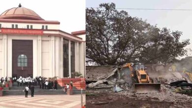 नेशनल हाईवे पर बुलडोजर का सख्त संदेश, अवैध ढाबे हुए ध्वस्त