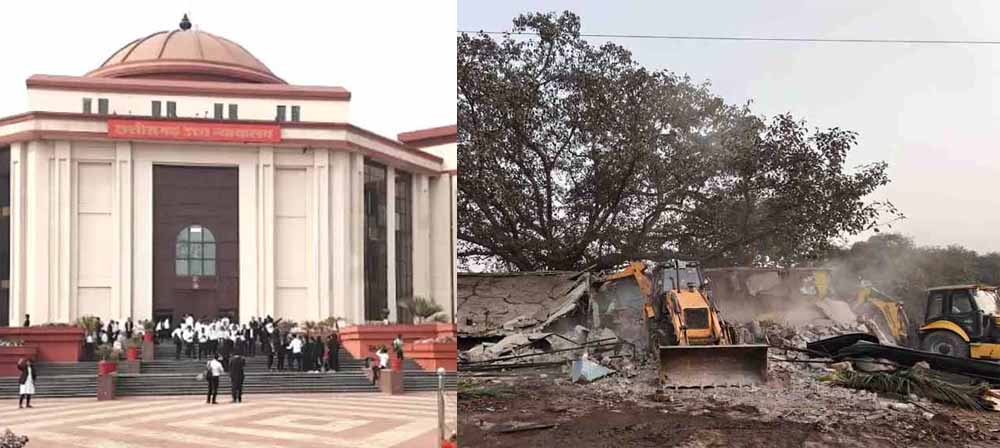 नेशनल हाईवे पर बुलडोजर का सख्त संदेश, अवैध ढाबे हुए ध्वस्त नेशनल हाईवे पर बुलडोजर का सख्त संदेश, अवैध ढाबे हुए ध्वस्त