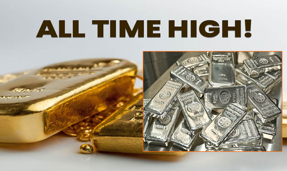 सोना ₹1.38 लाख के ऑलटाइम हाई पर, चांदी एक दिन में ₹13,117 उछली; इस साल 150% रिटर्न