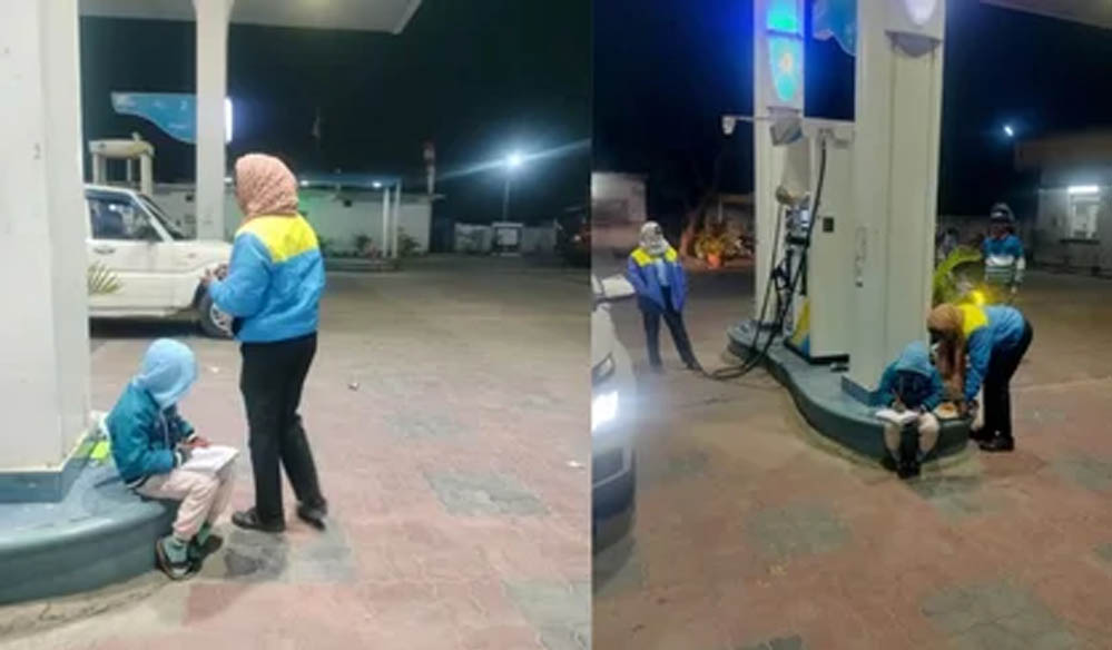 पेट्रोल पंप पर बैठकर पढ़ता 4 साल का अलेक्स: ‘बड़ा होकर कलेक्टर बनूंगा’, वीडियो हुआ वायरल पेट्रोल पंप पर बैठकर पढ़ता 4 साल का अलेक्स: ‘बड़ा होकर कलेक्टर बनूंगा’, वीडियो हुआ वायरल