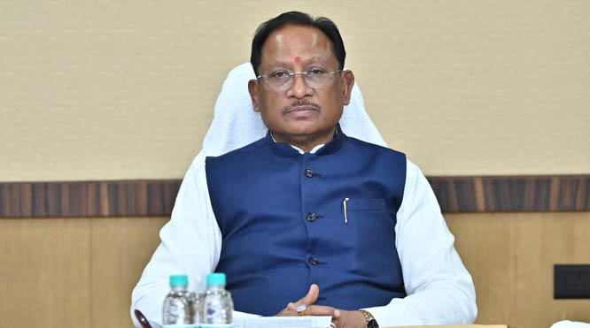 मुख्यमंत्री विष्णु देव साय की अध्यक्षता में मंत्रालय, महानदी भवन में कैबिनेट की बैठक