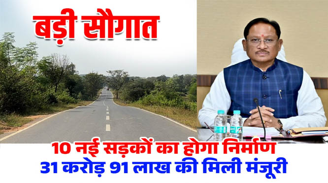 मुख्यमंत्री विष्णुदेव साय की एक और बड़ी सौगात