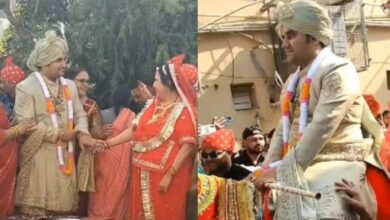 वृंदावन में धूमधाम: कथावाचक इंद्रेश उपाध्याय की ग्रैंड शादी, बाबा बागेश्वर की चर्चा में खुशियाँ वृंदावन में धूमधाम: कथावाचक इंद्रेश उपाध्याय की ग्रैंड शादी, बाबा बागेश्वर की चर्चा में खुशियाँ