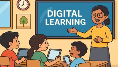 स्कूल शिक्षा में डिजिटल इन्फ्रॉस्ट्रक्चर बढ़ाने पर दिया गया विशेष ध्यान