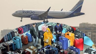 इंडिगो संकट: एक हफ्ते में 4500 फ्लाइट्स कैंसिल, एयरपोर्ट्स पर बढ़ी परेशानी इंडिगो संकट: एक हफ्ते में 4500 फ्लाइट्स कैंसिल, एयरपोर्ट्स पर बढ़ी परेशानी