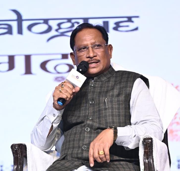 ‘पाञ्चजन्य कॉनक्लेव, दंतेश्वरी डायलॉग’ में मुख्यमंत्री विष्णु देव साय ने साझा किए सुशासन के दो वर्षों के अनुभव ‘पाञ्चजन्य कॉनक्लेव, दंतेश्वरी डायलॉग’ में मुख्यमंत्री विष्णु देव साय ने साझा किए सुशासन के दो वर्षों के अनुभव