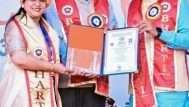 भिलाई की श्रीमती रिचा सेन को उच्च शिक्षा मंत्री ने डॉक्टरेट की उपाधि प्रदान की भिलाई की श्रीमती रिचा सेन को उच्च शिक्षा मंत्री ने डॉक्टरेट की उपाधि प्रदान की