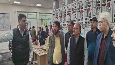 विद्युत नियामक आयोग ने किया 132 केवी जीआईएस सबस्टेशन फूलबाग ग्वालियर का निरीक्षण