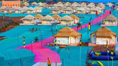 हनुवंतिया में नववर्ष का उल्लास, ‘एक्वा सेरेनेड’ थीम पर जल महोत्सव का हुआ भव्य शुभारंभ