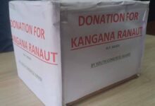 मंडी में कंगना रनोट के नाम पर चंदा अभियान, युवा कांग्रेस का उग्र प्रदर्शन; केंद्र सरकार का पुतला फूंका