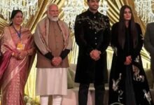 नीरज चोपड़ा–हिमानी मोर के वेडिंग रिसेप्शन में पहुंचे पीएम मोदी, VIDEO हुआ वायरल