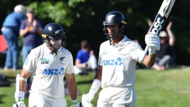 न्यूजीलैंड का बल्ला धमाका: रचिन–लैथम के शतकों से विंडीज पर 481 रन की पर्वत जैसी बढ़त